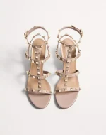 Valentino Rockstud Calfskin Ankle Strap Sandal 60 Mm - Image 5